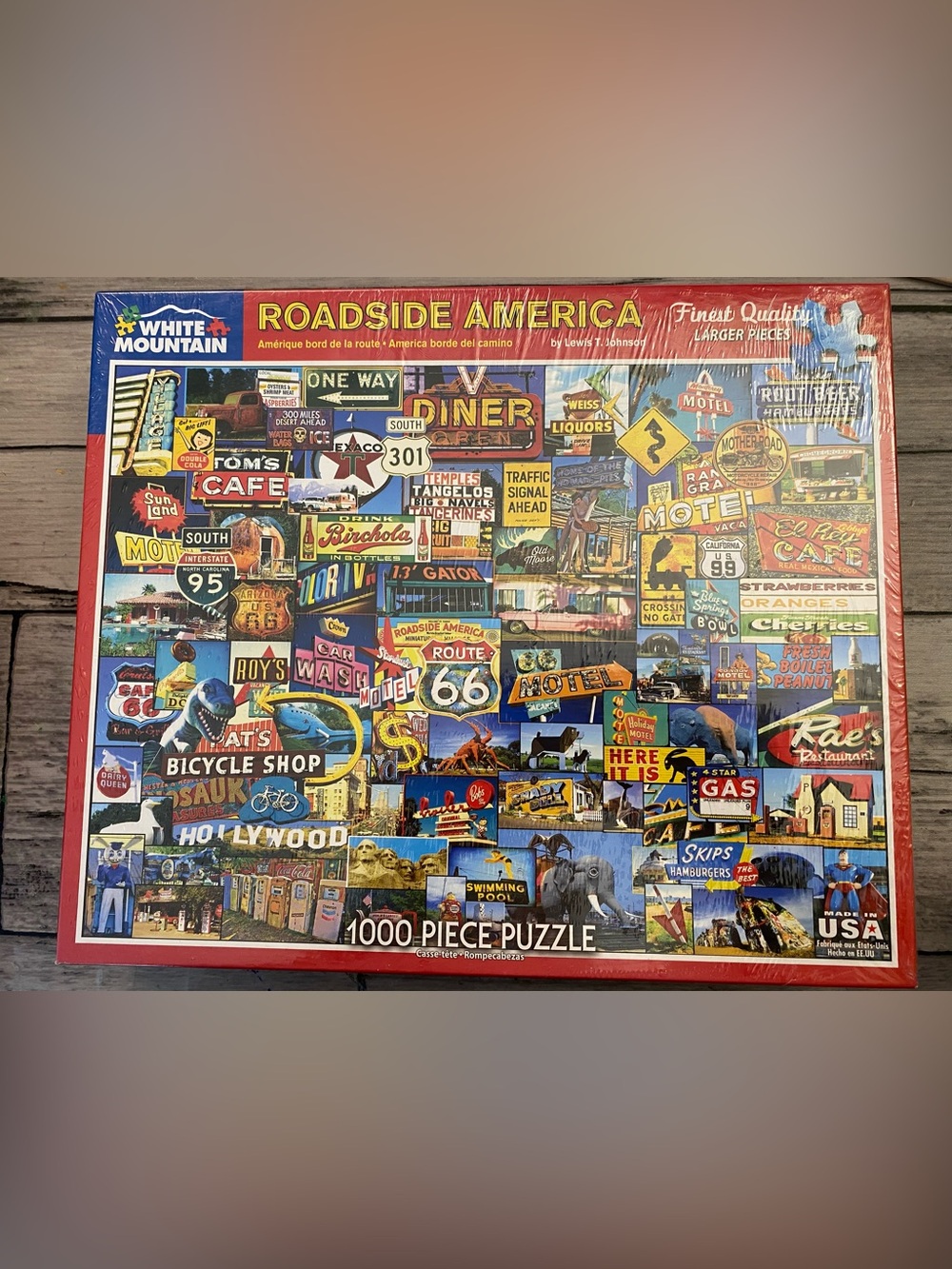 Roadside America 1000-Piece Jigsaw Puzzle - White Mountain